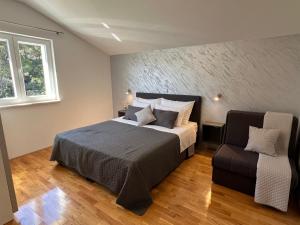 Posteľ alebo postele v izbe v ubytovaní Villa Milina Korcula + 37 fotografií