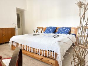 Postel nebo postele na pokoji v ubytování Apartmán JP