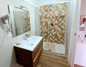 Koupelna v ubytování Casa sulla Punta