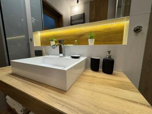 Kúpeľňa v ubytovaní APARTAMENT DĄBSKA 24 TAURON ARENA