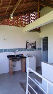 Minicasa Show, 27m², com churrasqueira e varanda!的厨房或小厨房