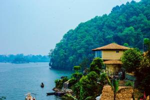 Paesaggio naturale nelle vicinanze della villa