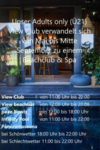 plakat do sklepu z cennikiem w obiekcie Hotel Gerl w mieście Salzburg