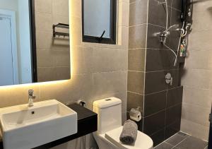 Koupelna v ubytování DD Condominium 2Bedroom Sea view Georgetown Penang