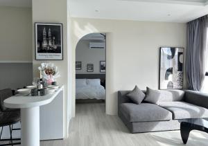 Posezení v ubytování DD Condominium 2Bedroom Sea view Georgetown Penang