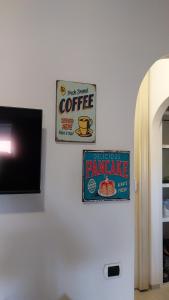 TV a/nebo společenská místnost v ubytování Casa GIO' GIO' Borgo San Basilio
