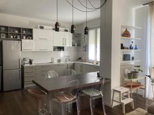 Kuchyň nebo kuchyňský kout v ubytování B&B Gardenia
