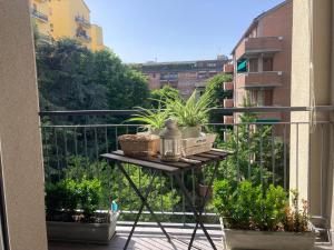 Balkón nebo terasa v ubytování B&B Gardenia