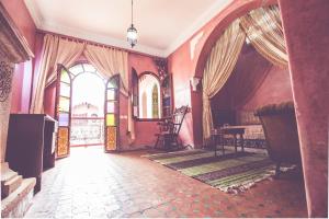 Χώρος καθιστικού στο Riad Dar Alia