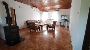 Posezení v ubytování Guesthouse Trikic