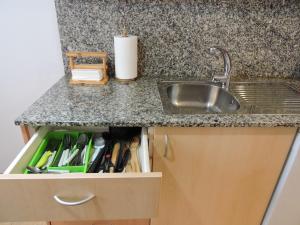 Una cocina o zona de cocina en Duplex casco historico