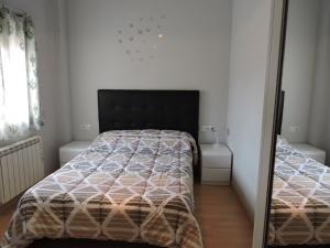 Cama o camas de una habitación en Duplex casco historico