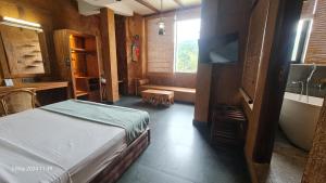 Letto o letti in una camera di Quick Stop Inn