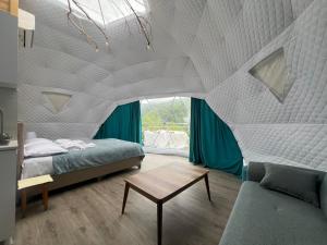 Letto o letti in una camera di Glamping Machakhela