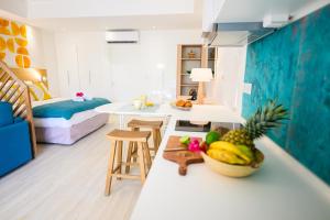 Istumisnurk majutusasutuses Cocoonhuts Résidences Martinique