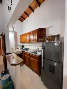 Kuchyň nebo kuchyňský kout v ubytování Apartamento 501