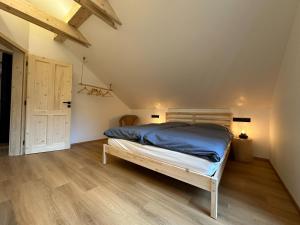 Postel nebo postele na pokoji v ubytování Apartmány a chata MONTANUS