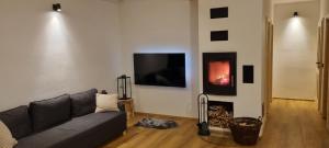 TV a/nebo společenská místnost v ubytování Apartmány a chata MONTANUS