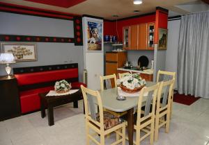 Kuchyň nebo kuchyňský kout v ubytování Hotel Hostel Bonito