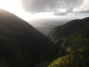 an aerial view of a valley in the mountains at Apartment Difesa Pizzo in Pizzo