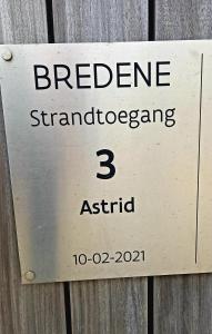 Certifikát, hodnocení, plakát nebo jiný dokument vystavený v ubytování Studio Residentie Astrid