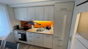 Kuchyň nebo kuchyňský kout v ubytování Ferienwohnung Edelweiss + 11 fotografií