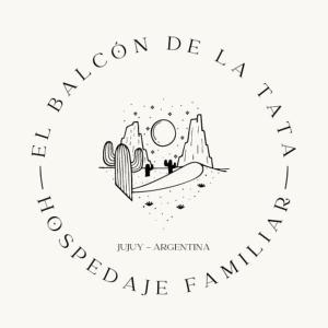une image d'un badge avec les mots "vacances de l'excellence" négocié la montagne dans l'établissement El balcón de la Tata, à San Salvador de Jujuy