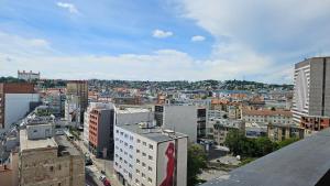 Výhľad na mesto Bratislava alebo výhľad na mesto priamo z apartmánu