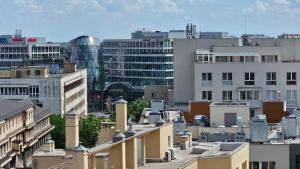 Výhľad na mesto Bratislava alebo výhľad na mesto priamo z apartmánu