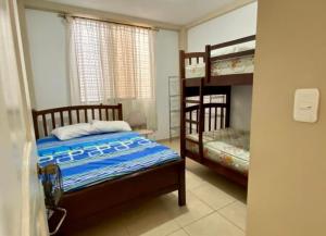 Krevet ili kreveti na sprat u jedinici u okviru objekta Jurado, Casa Hospedaje