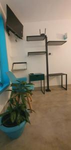 TV a/nebo společenská místnost v ubytování Hello Airport Hotel, Katunayaka