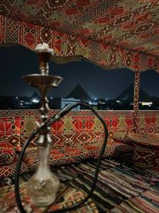 a close up of a hose on top of a room at King of Pharaohs INN pyramids in Cairo