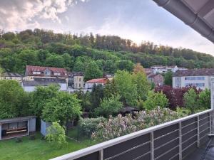 - Balcón con vistas a la ciudad en Ferienwohnung Anja und Denny Kohlstedt, en Bad Sooden-Allendorf