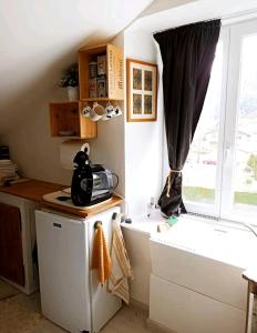 Nhà bếp/bếp nhỏ tại La chambre CHAT,au coeur des Vosges