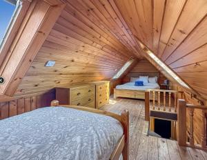 Postel nebo postele na pokoji v ubytování The Bunkie