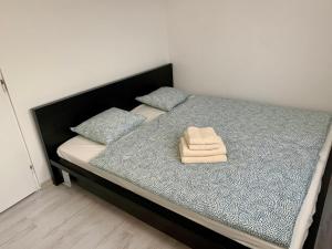 Postel nebo postele na pokoji v ubytování Chata Pod Kopcem