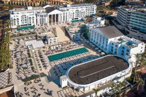 an aerial view of a resort with a swimming pool at Princess Inspire Tenerife - Adults Only in Adeje