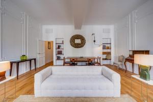 En eller flere senge i et værelse på Le Trésor - Appt dans le Triangle dOr de Bordeaux