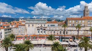 Výhľad na mesto Split alebo výhľad na mesto priamo z apartmánu