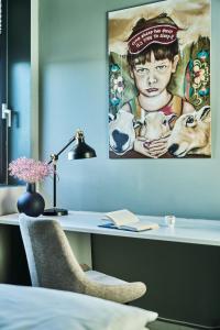 Postel nebo postele na pokoji v ubytování Smarthotel Forus