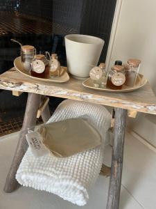 Kaffe- och tefaciliteter på Suite & Vins - Gîte d’exception