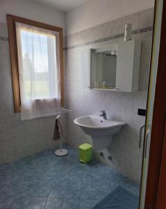 Koupelna v ubytování Casa dei Prati