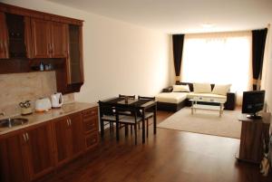 Χώρος καθιστικού στο Едноспален апартамент Pirin Palace