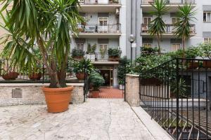 a plant in a pot in front of a building at RomeEyes2020 in Rome