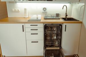 Virtuvė arba virtuvėlė apgyvendinimo įstaigoje Appartement Honey