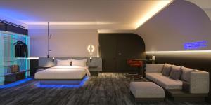 Area soggiorno di CapsuleTransit MAX - Airport Hotel - Landside, Public Area - Gateway KLIA T2, Lvl 2M