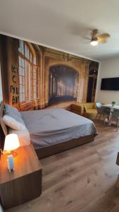 Postel nebo postele na pokoji v ubytování AbbiHouse