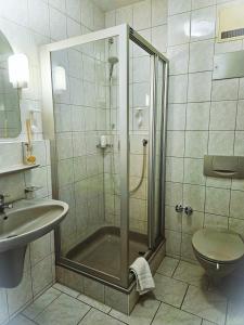 Koupelna v ubytování AL GONDOLIERE