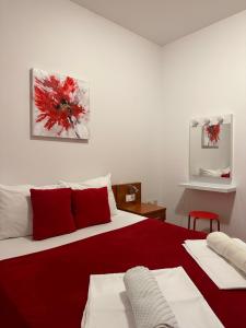 Voodi või voodid majutusasutuse Apartmani Samec toas