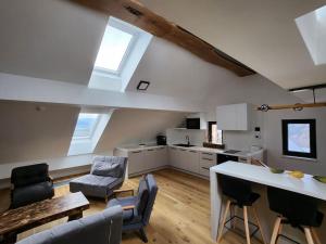 Kuchyň nebo kuchyňský kout v ubytování Krásný apartmán Refrino